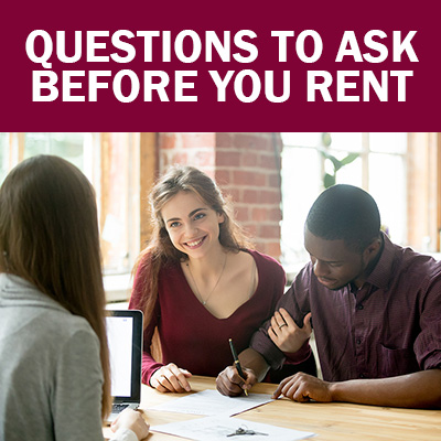 Questions to Ask Before You Rent