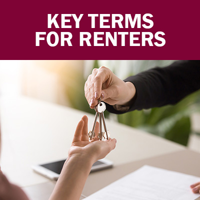Key Terms For Renters