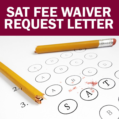 SAT Fee Waiver Request Letter