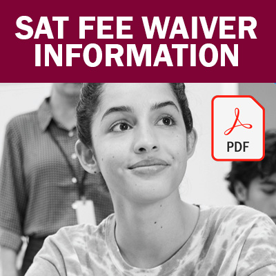 SAT Fee Waiver Information
